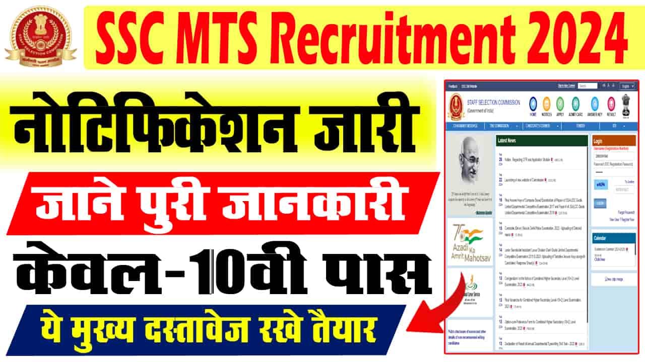 SSC MTS Recruitment 2024
